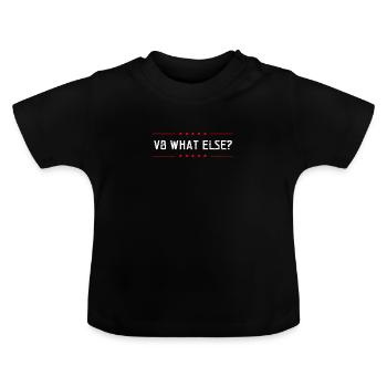 Moteur V8 Quoi d'autre cadeau - T-shirt bio col rond Bébé - noir - Devant