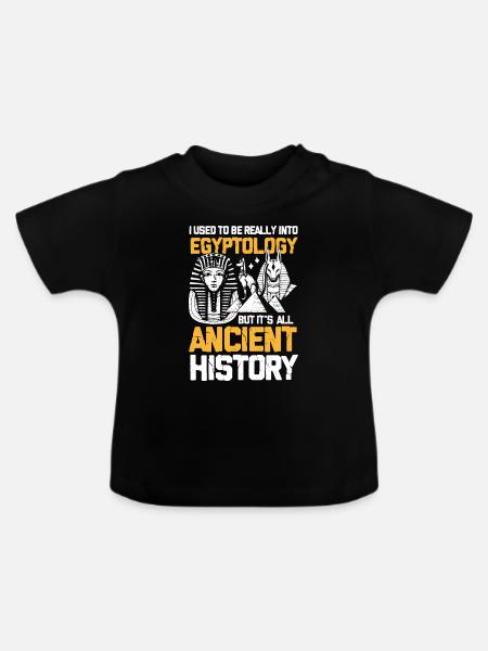 Egyptology Ancient History - Baby Bio-T-Shirt mit Rundhals - Schwarz