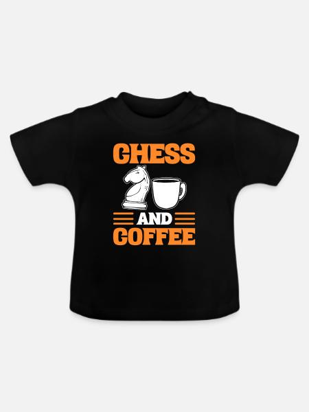 Chess And Coffee Schachmeister - Baby Bio-T-Shirt mit Rundhals - Schwarz