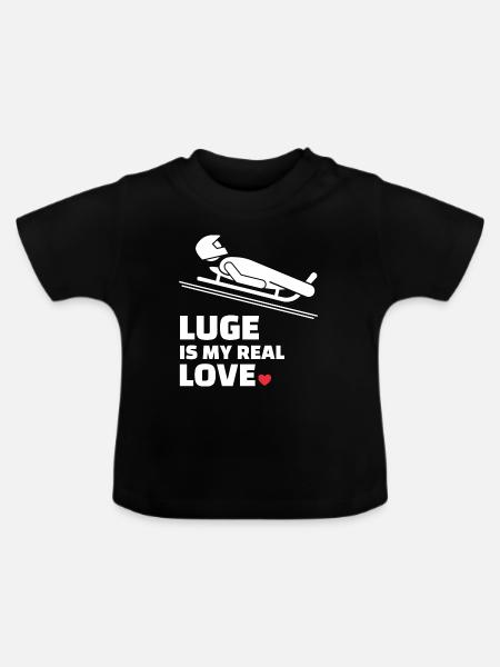 Ich Liebe Clean - Baby Bio-T-Shirt mit Rundhals - Schwarz