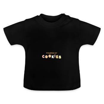 COOKIES - T-shirt bio col rond Bébé - noir - Devant
