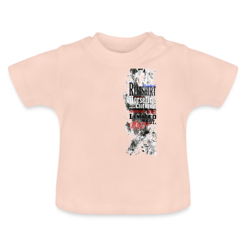Limited Edition Reit Shirt Pferde Reiten - Baby Bio-T-Shirt mit Rundhals