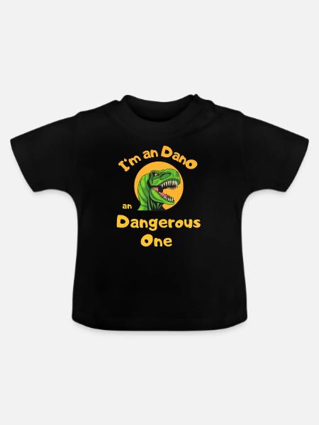 DanO - Baby Bio-T-Shirt mit Rundhals - Schwarz