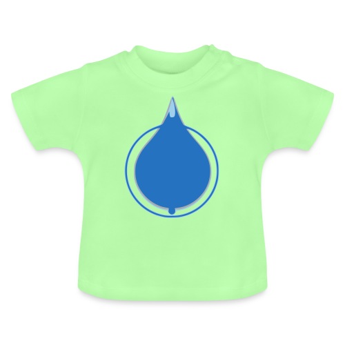 Water Drop - T-shirt bio col rond Bébé