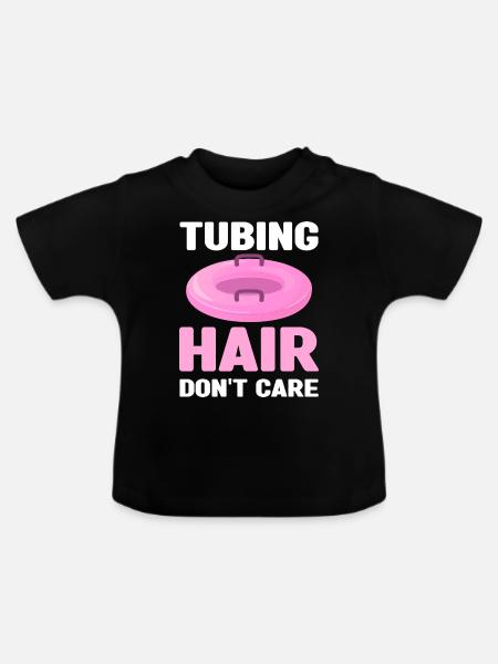 Rafting - Baby Bio-T-Shirt mit Rundhals - Schwarz