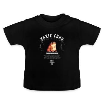 Le prince grenouille - T-shirt bio col rond Bébé - noir - Devant