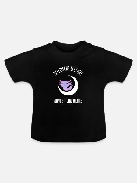 Die Wunder von Heute - Baby Bio-T-Shirt mit Rundhals - Schwarz