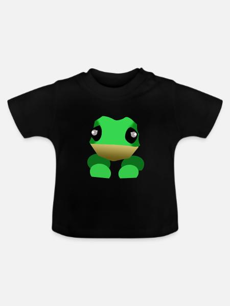 Frosch - Baby Bio-T-Shirt mit Rundhals - Schwarz