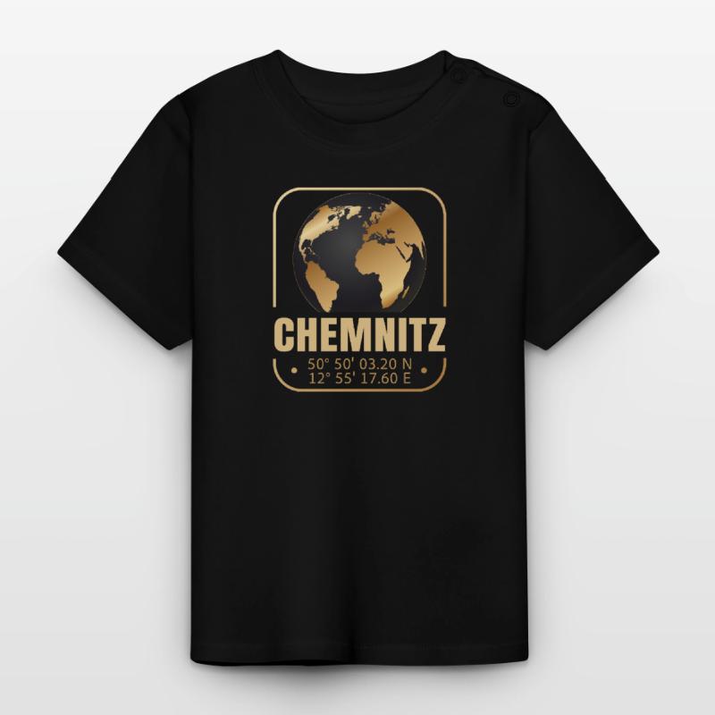 Chemnitz Baby Bio-T-Shirt mit Rundhals