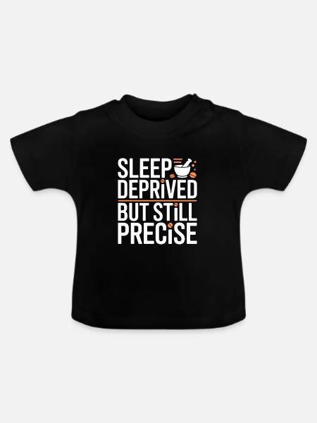 Pharmacist Student Sleep Deprived Pharmacy Trainee - Baby Bio-T-Shirt mit Rundhals - Schwarz