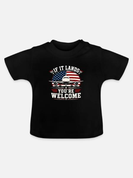 Luftfahrt Techniker Flugzeug Wartung - Baby Bio-T-Shirt mit Rundhals - Schwarz