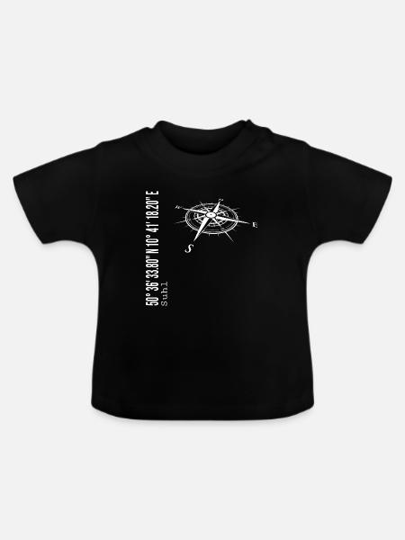 Suhl - Baby Bio-T-Shirt mit Rundhals - Schwarz