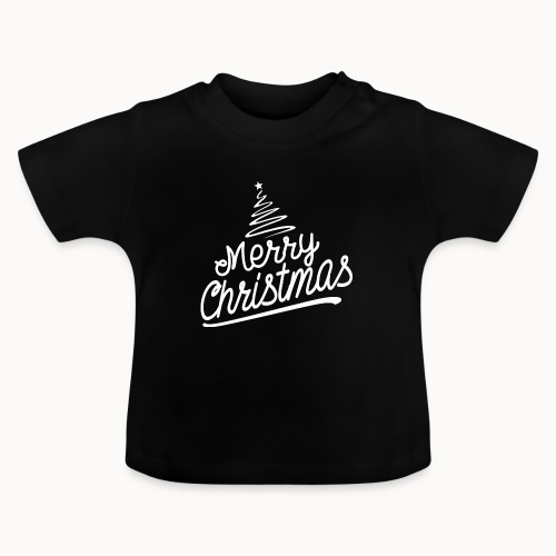 merry christmas weihnachten santa claus geschenk - Baby Bio-T-Shirt mit Rundhals