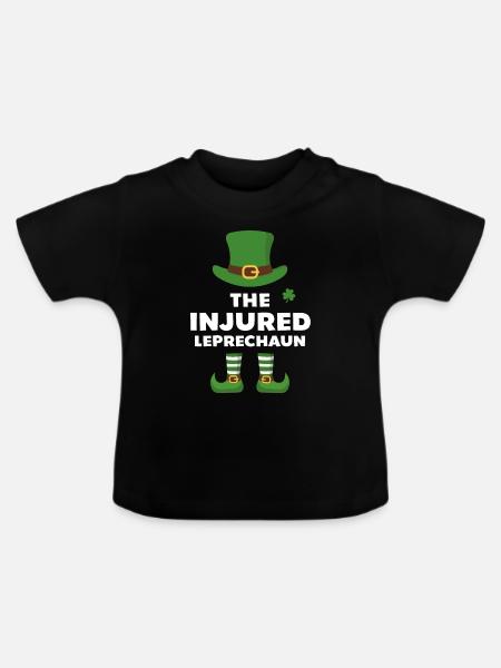 Der verletzte Kobold - Baby Bio-T-Shirt mit Rundhals - Schwarz