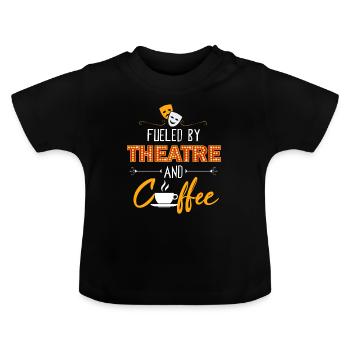 Théâtre Musical Théâtre musical Café - T-shirt bio col rond Bébé - noir - Devant