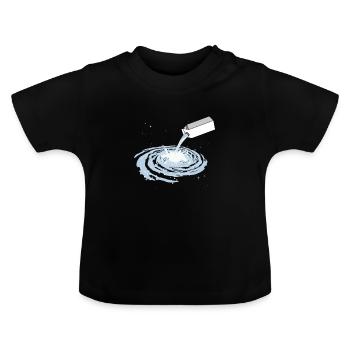 La Voie Lactée Galaxy Funny Pun Outerspace Universe - T-shirt bio col rond Bébé - noir - Devant