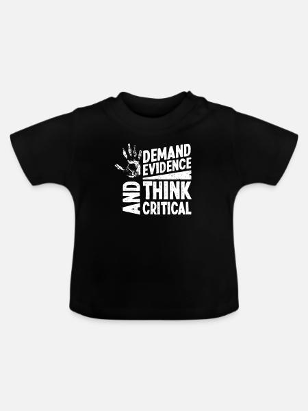 Forensik Forensiker - Baby Bio-T-Shirt mit Rundhals - Schwarz