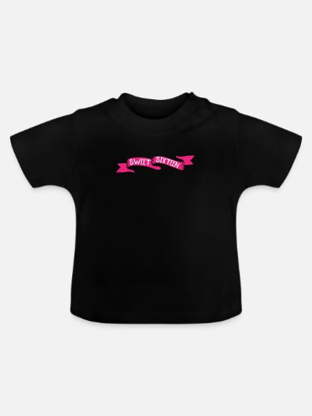 Sweet 16 - Baby Bio-T-Shirt mit Rundhals - Schwarz