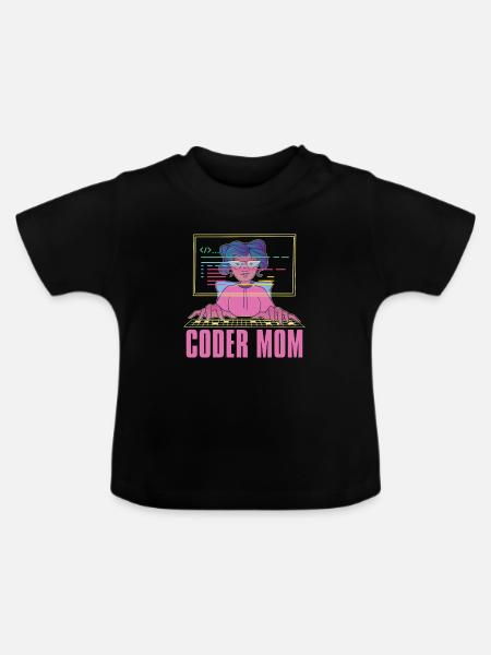 Programmierer Coder Software Entwickler - Baby Bio-T-Shirt mit Rundhals - Schwarz