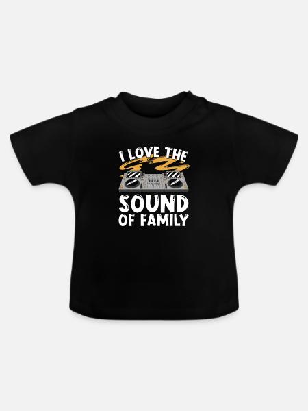 Tontechniker Sound Audio Engineer - Baby Bio-T-Shirt mit Rundhals - Schwarz