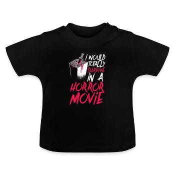 Halloween - Baby Organic T-Shirt with Round Neck - black - Front