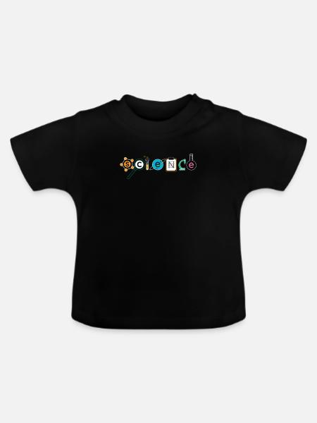 Physik Phyiker Kernphysik - Baby Bio-T-Shirt mit Rundhals - Schwarz