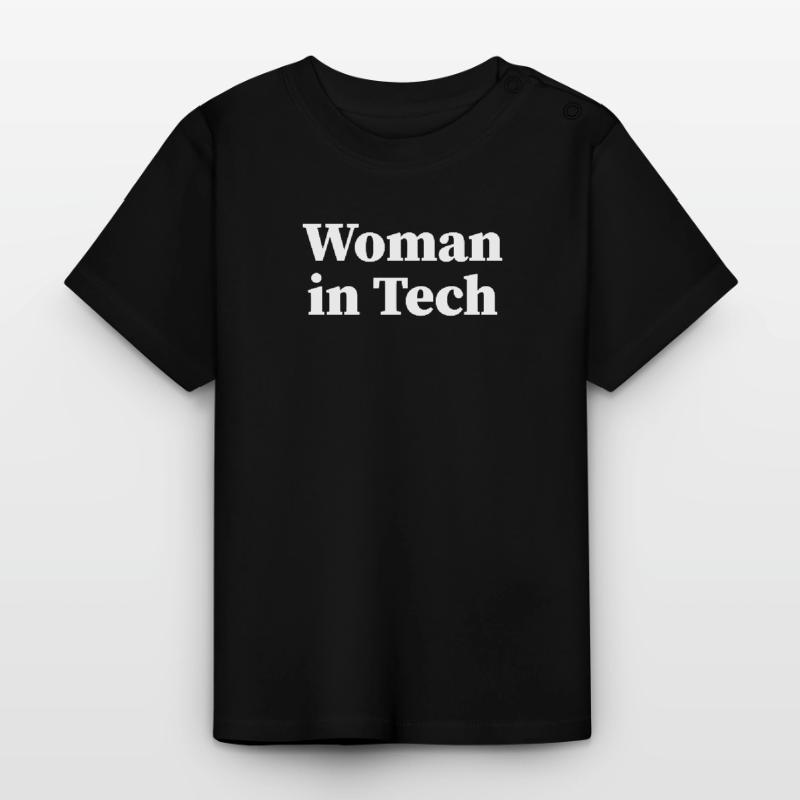 Entwickler Coder Programmierer Frau Baby Bio-T-Shirt mit Rundhals