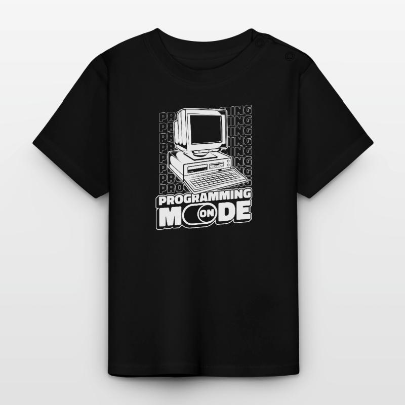 Entwickler Coder Programmierer Modus Baby Bio-T-Shirt mit Rundhals