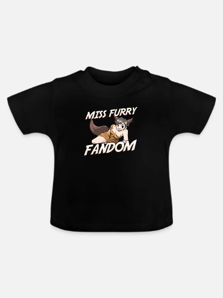 Furry Fandom Fursuits Vermissen - Baby Bio-T-Shirt mit Rundhals - Schwarz