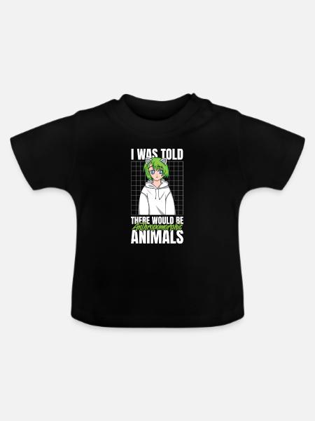 Furry Fandom Fursuits Witzig - Baby Bio-T-Shirt mit Rundhals - Schwarz