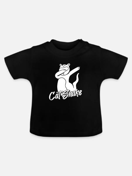 Frettchen Iltis - Baby Bio-T-Shirt mit Rundhals - Schwarz