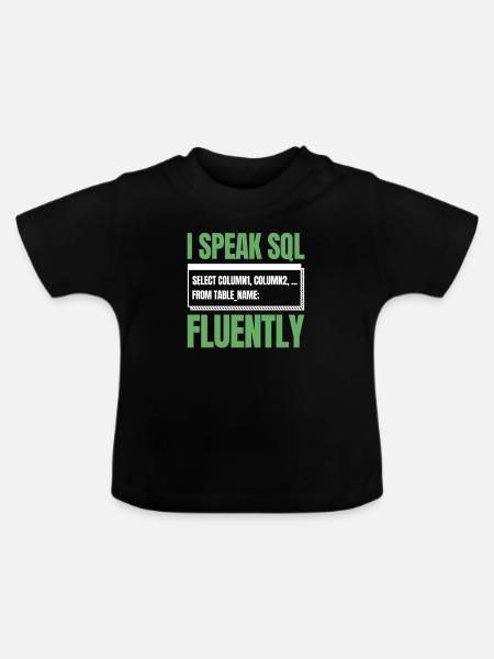 Entwickler Coder Programmierer Humor - Baby Bio-T-Shirt mit Rundhals - Schwarz