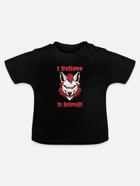 Furry Fandom Fursuits Cool - Baby Bio-T-Shirt mit Rundhals - Schwarz