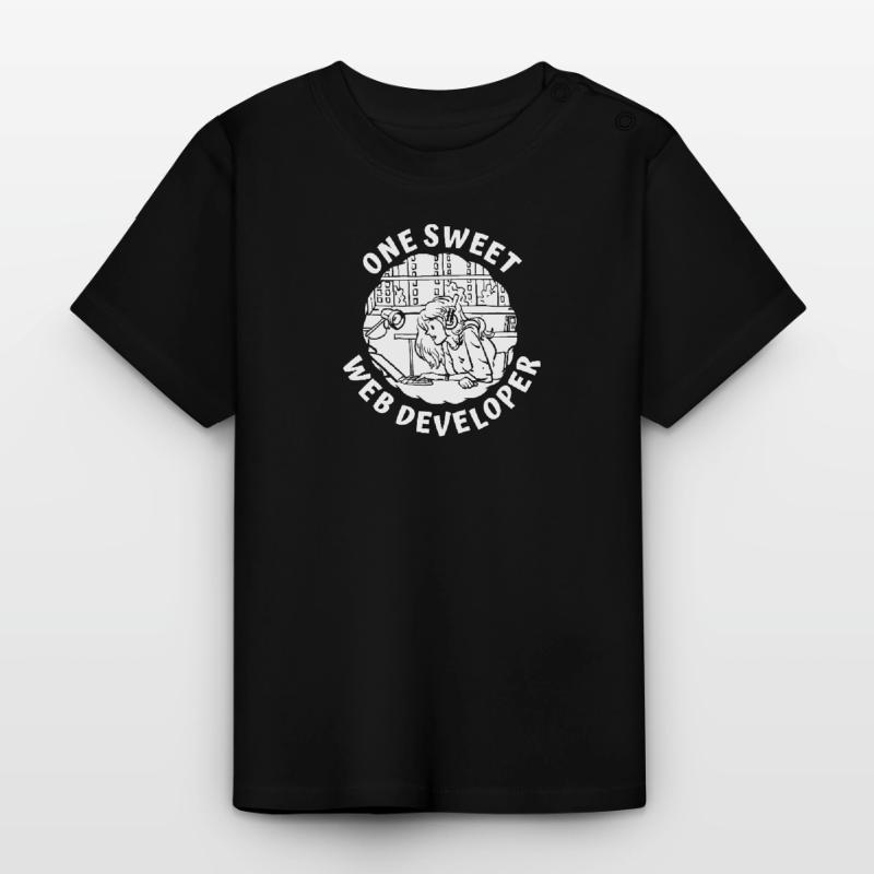 Web Developer Web Developer Baby Organic T-Shirt with Round Neck