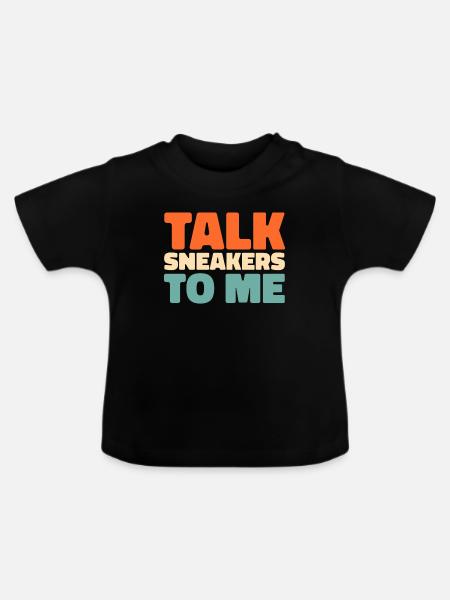 Sneakers - Baby Bio-T-Shirt mit Rundhals - Schwarz