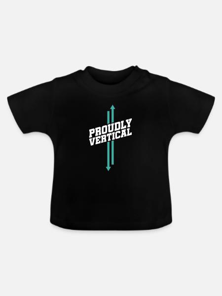Fahrstuhl Aufzug - Baby Bio-T-Shirt mit Rundhals - Schwarz