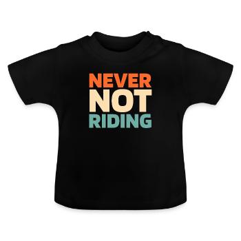 Jet Ski - T-shirt bio col rond Bébé - noir - Devant