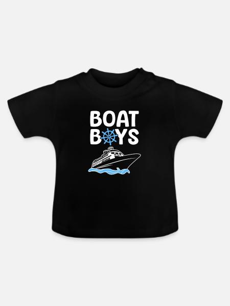 Kreuzfahrt - Baby Bio-T-Shirt mit Rundhals - Schwarz