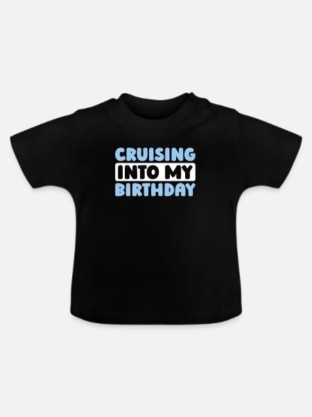 Kreuzfahrt - Baby Bio-T-Shirt mit Rundhals - Schwarz