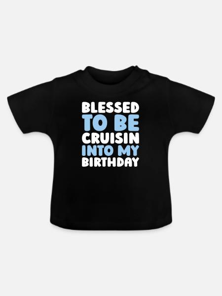Kreuzfahrt - Baby Bio-T-Shirt mit Rundhals - Schwarz