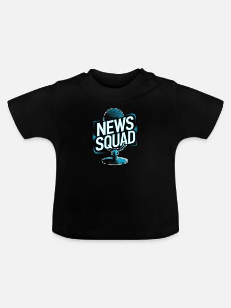 Moderator Kader - Baby Bio-T-Shirt mit Rundhals - Schwarz