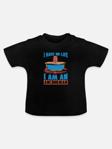Moderator - Baby Bio-T-Shirt mit Rundhals - Schwarz