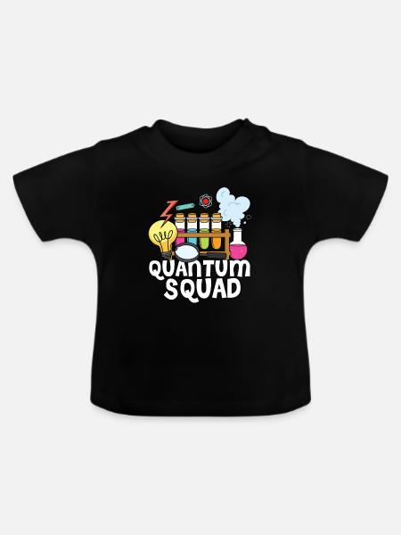 Physik Phyiker Kader - Baby Bio-T-Shirt mit Rundhals - Schwarz
