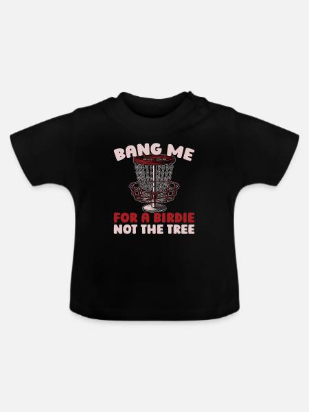 Frisbee Golf Disc Golf - Baby Bio-T-Shirt mit Rundhals - Schwarz