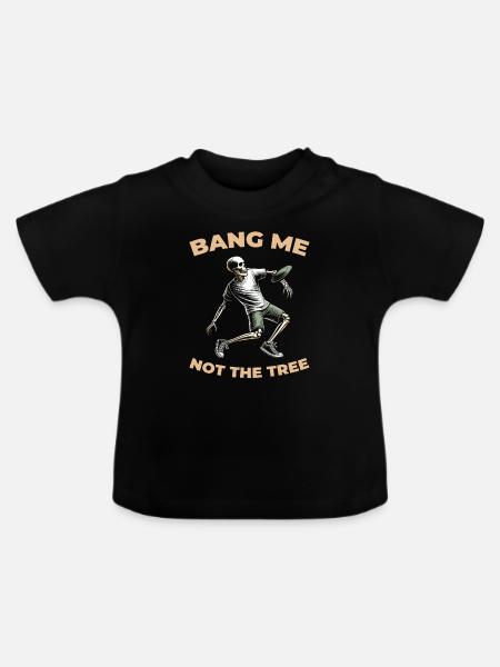 Frisbee Golf Disc Golf - Baby Bio-T-Shirt mit Rundhals - Schwarz