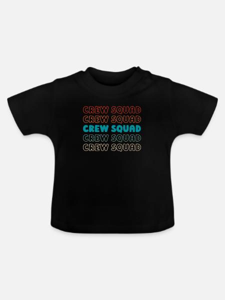 Kurier Kader - Baby Bio-T-Shirt mit Rundhals - Schwarz