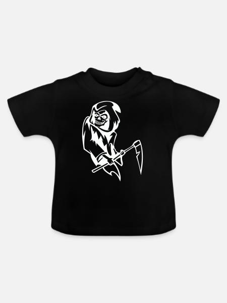 sensemann - Baby Bio-T-Shirt mit Rundhals - Schwarz