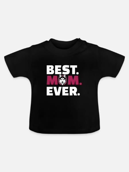 Alaskan Malamute - Baby Bio-T-Shirt mit Rundhals - Schwarz