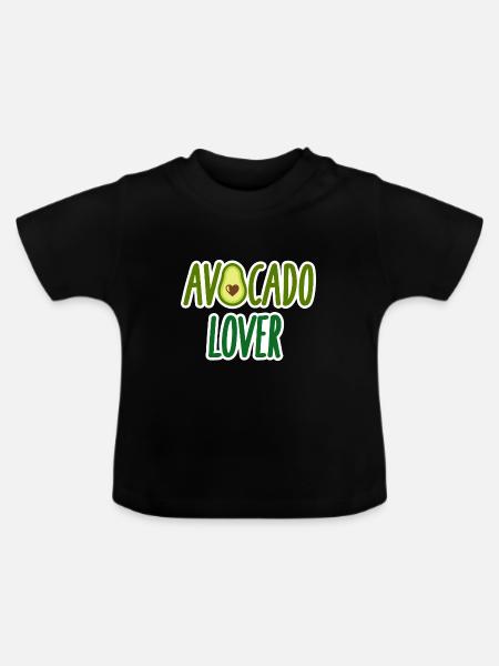 Avocado - Baby Bio-T-Shirt mit Rundhals - Schwarz
