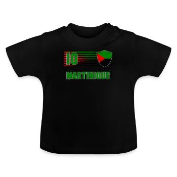 Martinique - Baby Bio-T-Shirt mit Rundhals - Schwarz - Vorne